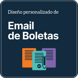 Diseño Personalizado de Emails de Boletas